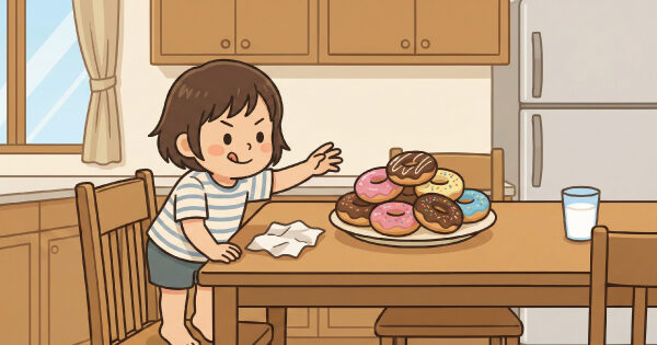 ついおやつに手が伸びる